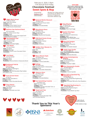 Chocolate Fest List 2026