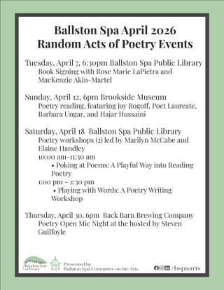 Poetry Events Flier