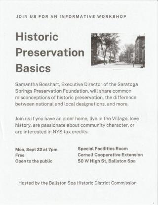 Historic Preservation 