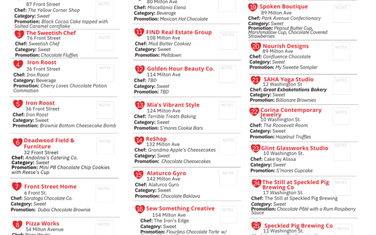 Chocolate Fest List 2026