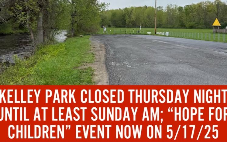 Kelley Park Closed Kelley Park Closed